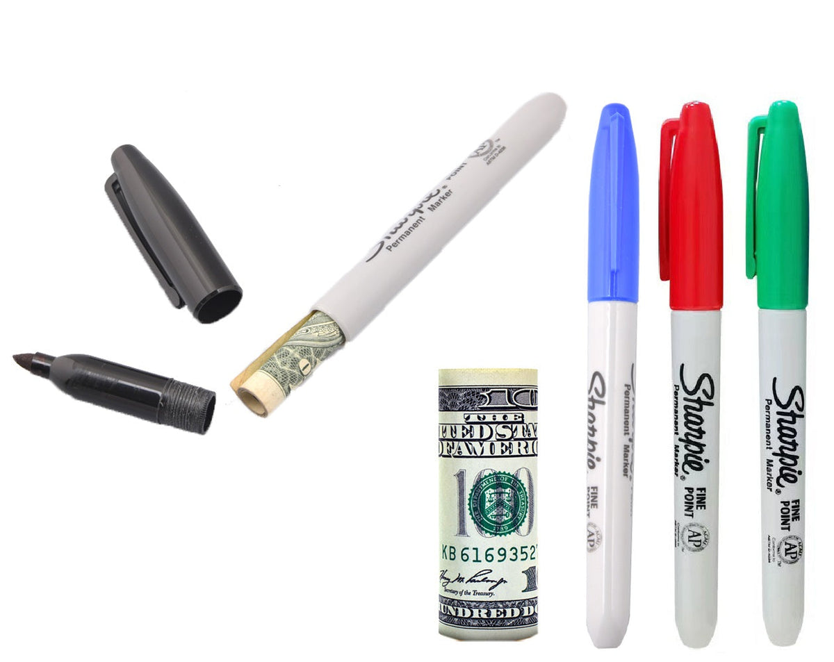 Real Working Marker Diversion Safe (4 Pack) - Discreet Diversion safe Ideas of Marker with a secret stash container to hide valuables
