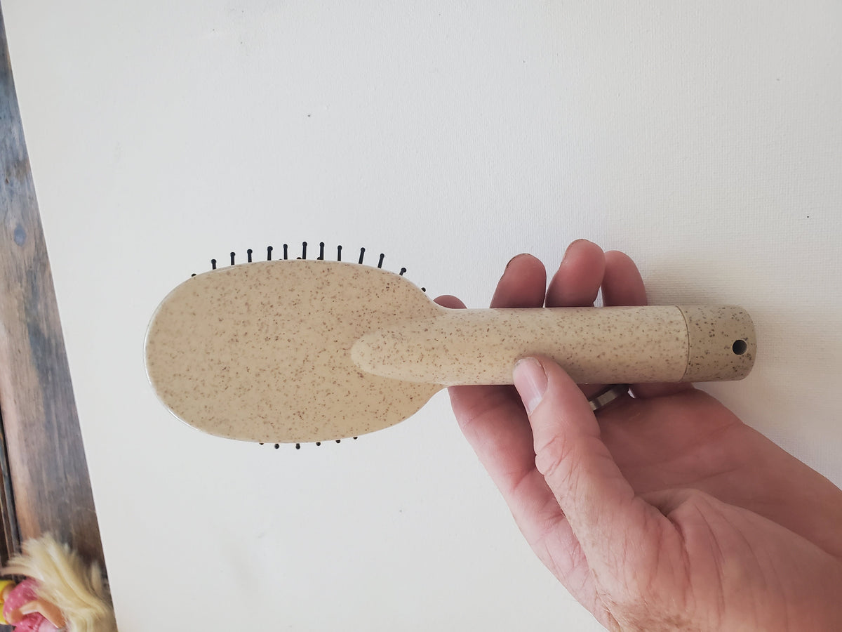 Tan Hair Brush Diversion Safe - Secret compartment to hide your valuables