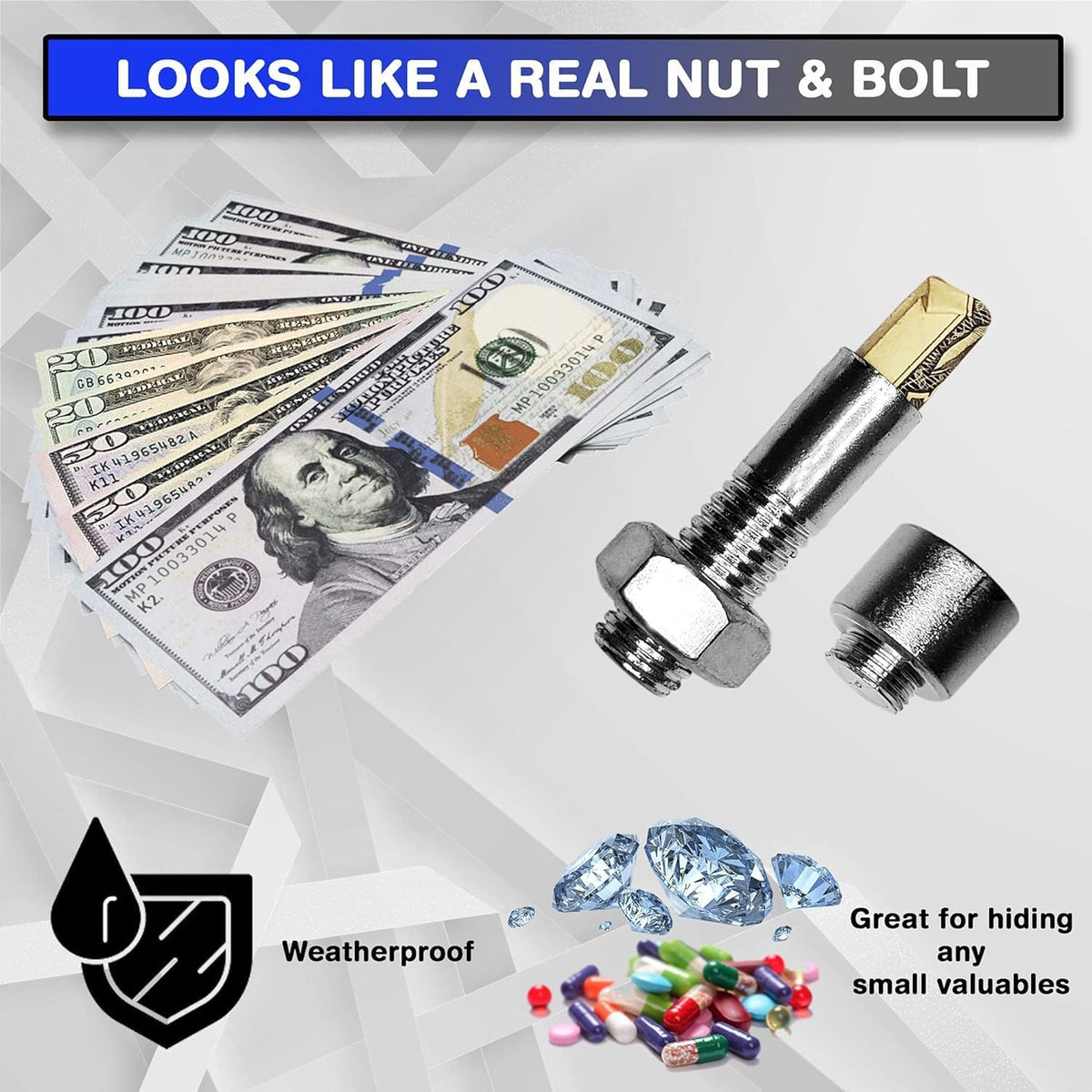 Bolt Diversion Safe For Home - Hidden Safes In Homes To Keep Your Valuables Safe
