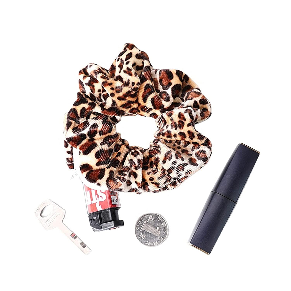 Cute Animal Print Scrunchies Diversion Safes (6 pack) - Advanced Diversion Safe ideas to Stash your valuables