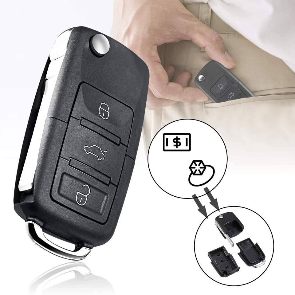 Fake Car Key Diversion Safe - Discreet car stash compartment ideas of a Car key with a Secret Compartment