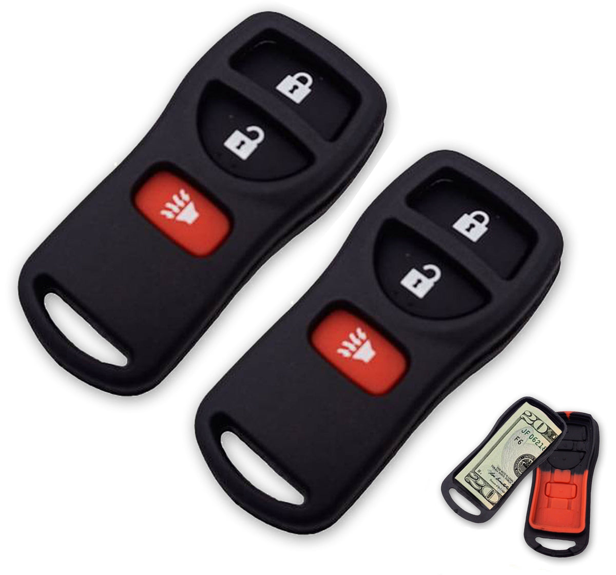 Fake Car Key Diversion Safe Bundle -  Discreet Diversion Safes with secret compartment to stash valuables