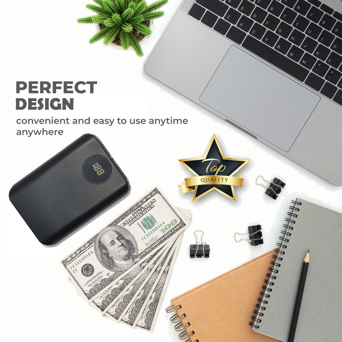 Portable USB Charger Diversion Safe - Realistic-Looking USB Charger with Discreet Secret Compartments and Storage to Stash Valuables