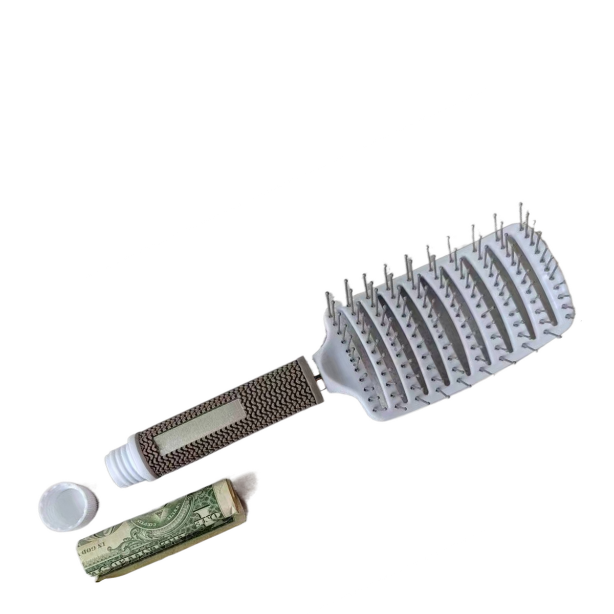 Hair Brush Diversion Safe - Discreet Stash Spot for Hiding Money & Valuables