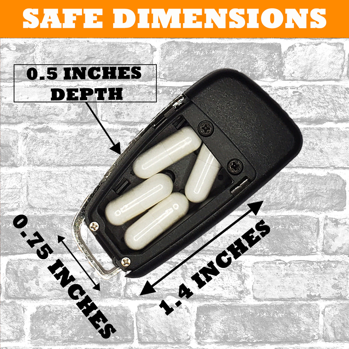 Discreet Car Key Diversion Safe - Practical Diversion safe Ideas to Stash money or jewelry in car secret compartment