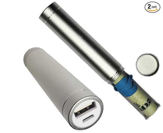 USB Charger Diversion Safes (2 Pack) - Best Diversion Safes To Stash Valuables In Charger Secret Compartment