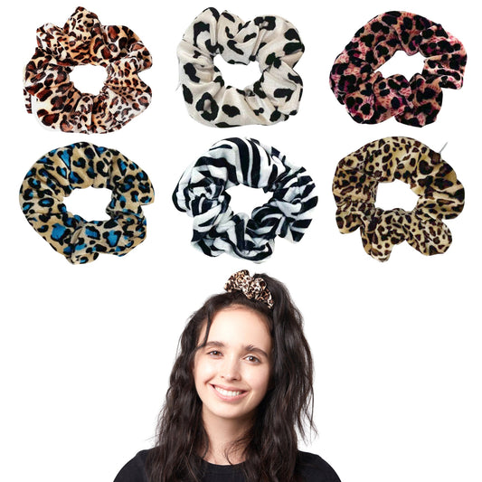Cute Animal Print Scrunchies Diversion Safes (6 pack) - Advanced Diversion Safe ideas to Stash your valuables